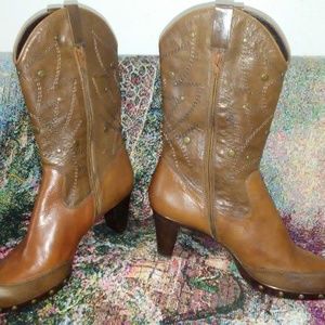Sz 11 Stuart Weitzman designer cowgirl boots